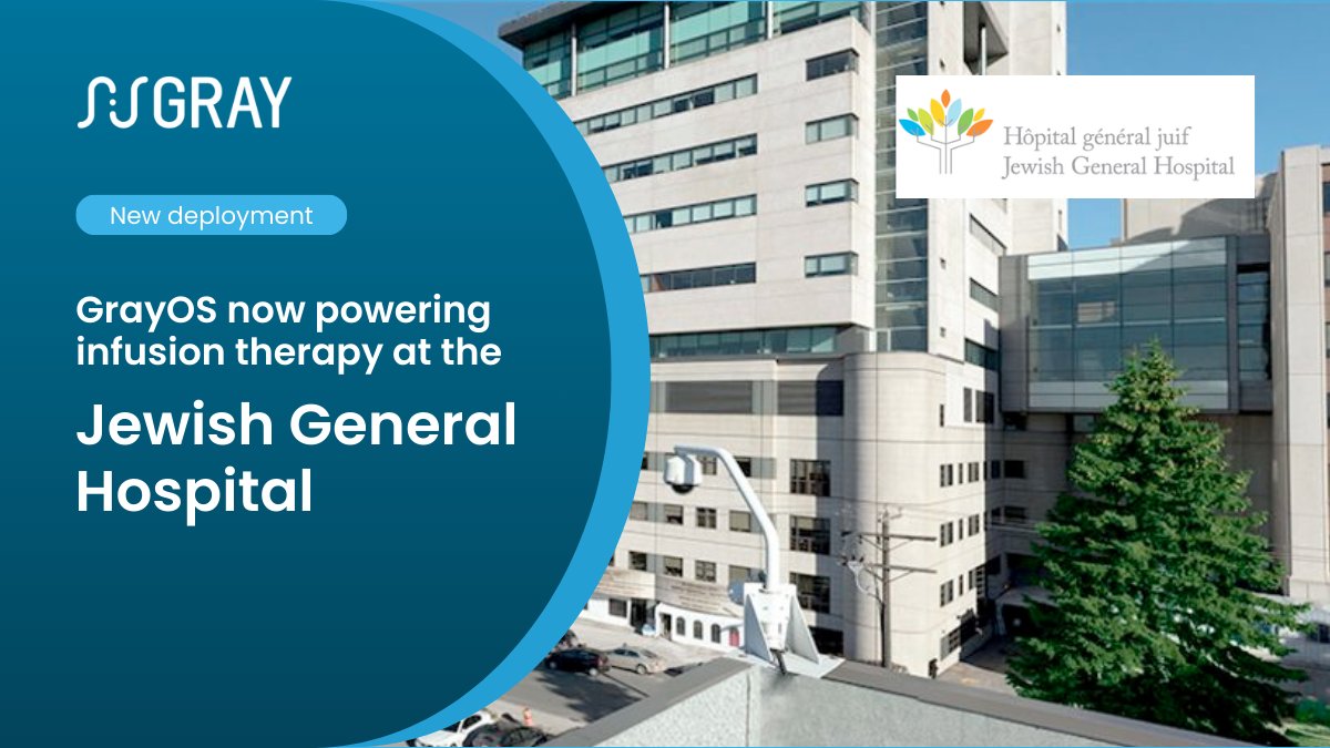 We are excited to announce our partnership with CIUSSS West Central Montreal <a href="/CIUSSS_COMTL/">CIUSSS Centre-Ouest-de-l'Île-de-Montréal</a> and its Connected Health Innovation Hub, OROT to drive operational excellence in cancer care!

Read more: gray-os.com/post/grayos-is…

#AIforOncology #AIforCancerCare #Oncology #Innovation