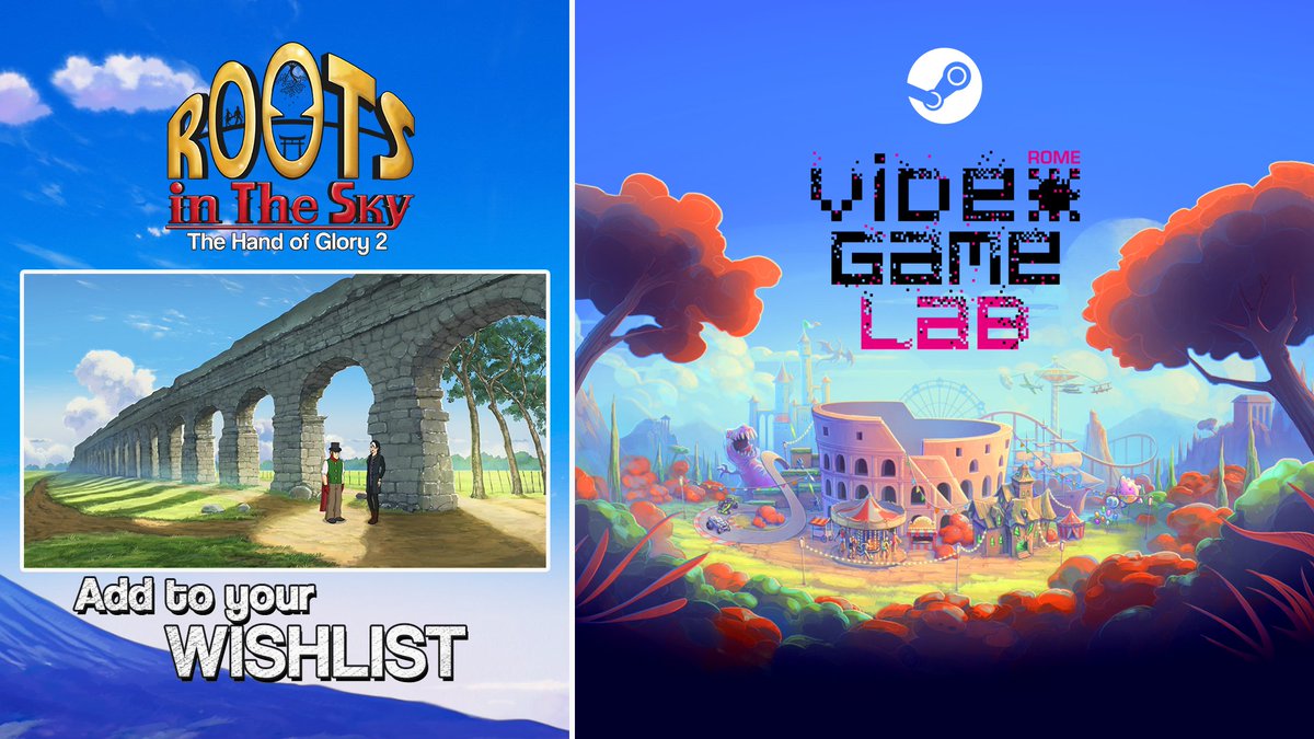 Madit_Games's tweet photo. Rome Video Game Lab has just begun, and we're happy to be part of it!

Check the Steam Event Page to find out new games and exclusive discounts
👉 https://t.co/7ZMijES3E1

#RomeVideoGameLab #RVGL #Steam #SteamGames #SteamEvent #TheHandOfGlory #RootsInTheSky #IndieGame #IndieGames https://t.co/VeMa7q4TQm