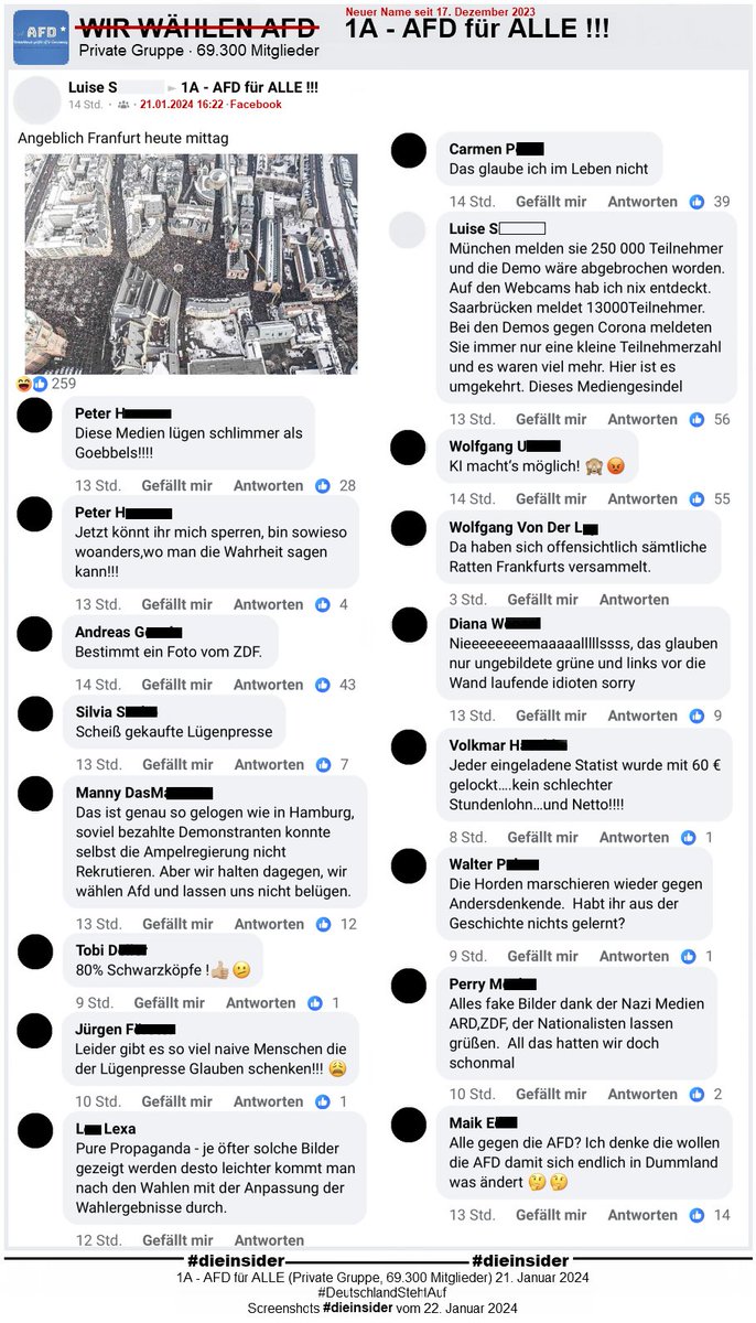 Die_Insider's tweet photo. Auch in #Frankfurt demonstrierten rund 40.000 gegen die #AfD.
Aber auch hier glauben die #AfD-Wähler nur der rechten Lügen-Propaganda!
#LautGegenRechts #LautGegenNazis #NiemalsAfD
#DeutschlandStehtAuf #FfM2001 #Römer #Hessen
#GemeinsamGegenHass #DieInsider https://t.co/VAnscCxk8N