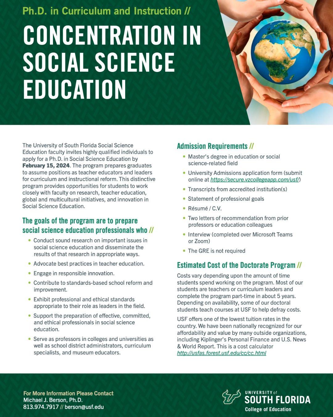 Doctoral Application Usf Fall 2024 - Deina Eveline
