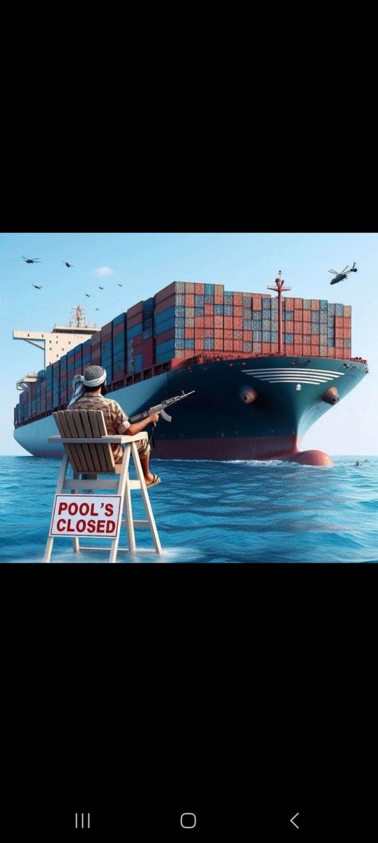 JesusDaGanjaMan's tweet photo. 🇾🇪⚔️🇺🇸 Yemen carried out a #MissileAttack on a #U.S. Navy cargo ship in the Gulf of Aden, according to a representative of #AnsarAllah.

🔴 @DDGeopolitics https://t.co/3awcvtmBDY