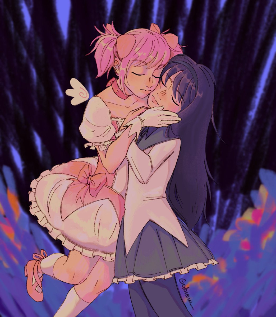 gabieborchio's tweet photo. sou fã número um delas ☝️🤓 #MadokaMagica https://t.co/DVjrxH8yRm
