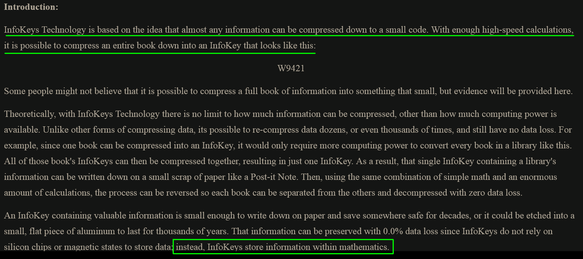Svenholm6's tweet image. Oh is THIS exciting!! As I nearly thought of it since many years now! Endless lossless data-compression could be possible since these blockchain supercomputers came to existence 🥳🚀🚀
Lost article:
web.archive.org/web/2021100904…
#crypto #datacompression