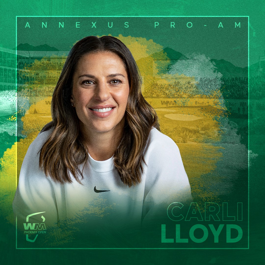 You asked, we answered. Carli Lloyd and Emmitt Smith are back in the @annexus Celebrity Pro-Am, Wednesday, Feb 7. Link to full story: bit.ly/3Hvfwzi