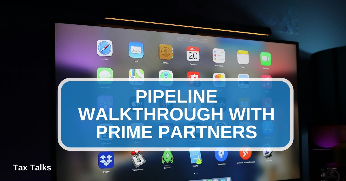 TaxTalksAU's tweet photo. Here is a pipeline walkthrough with James Carey of Prime Partners to show you how they built their app stack.

https://t.co/IP4fNMP0Xm

#appstack #apps #tax #pipeline #accountants #crmsoftware #primepartners https://t.co/BpveLxgHeX