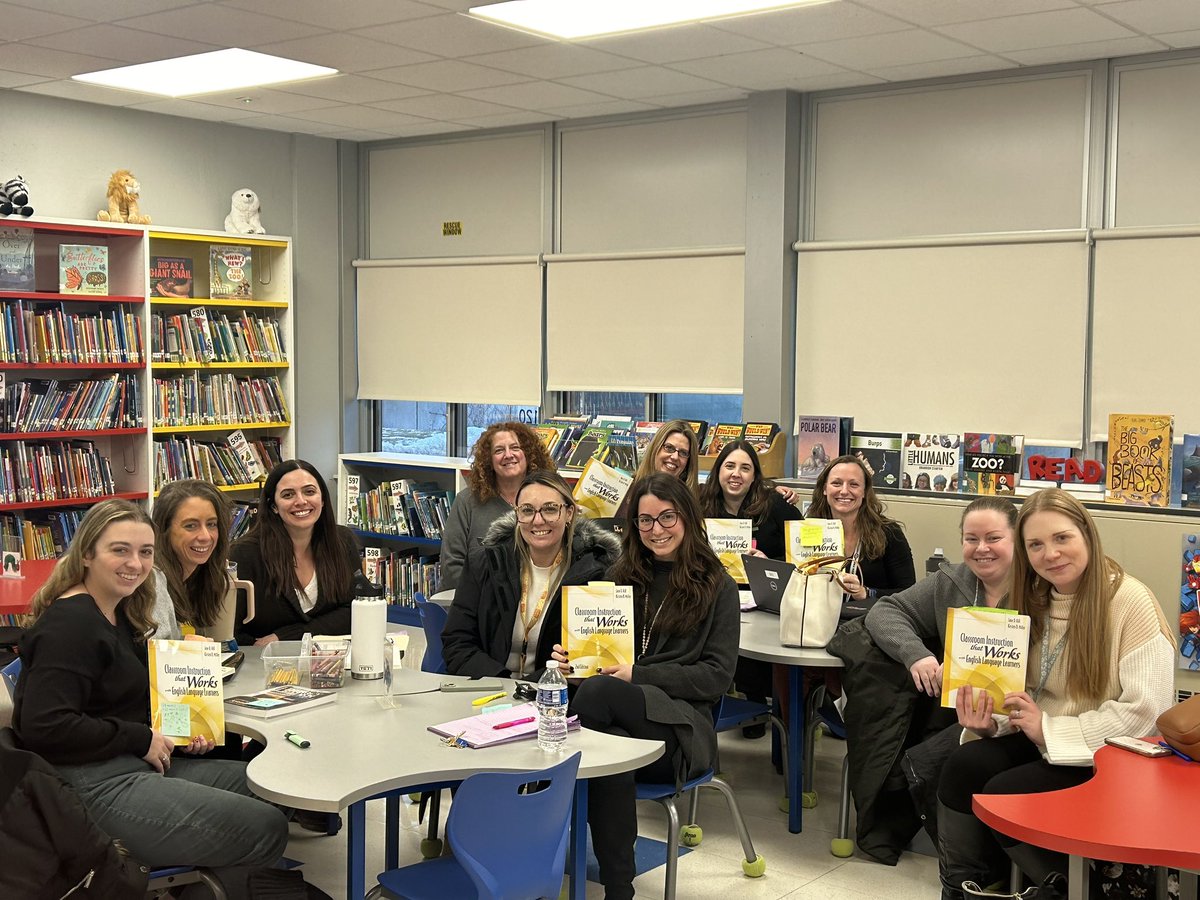 Collective Teacher Efficacy at its very best here <a href="/SparkeShines/">J.F. Sparke School</a>! This amazing group of #ITLEARNERS formed their own ENL Collegial Circle to enrich their instructional practice! <a href="/IT_Bulldogs/">Island Trees UFSD</a>
