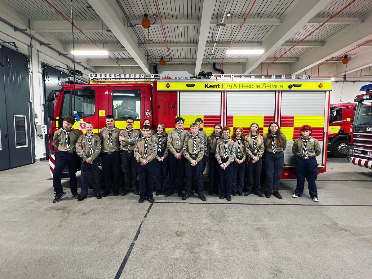 1stStLawrence's tweet photo. Warren’s Explorers had a great time today at Ramsgate Fire Station! Thank you @kentfirerescue 🚒 https://t.co/4AYeDIsRj5