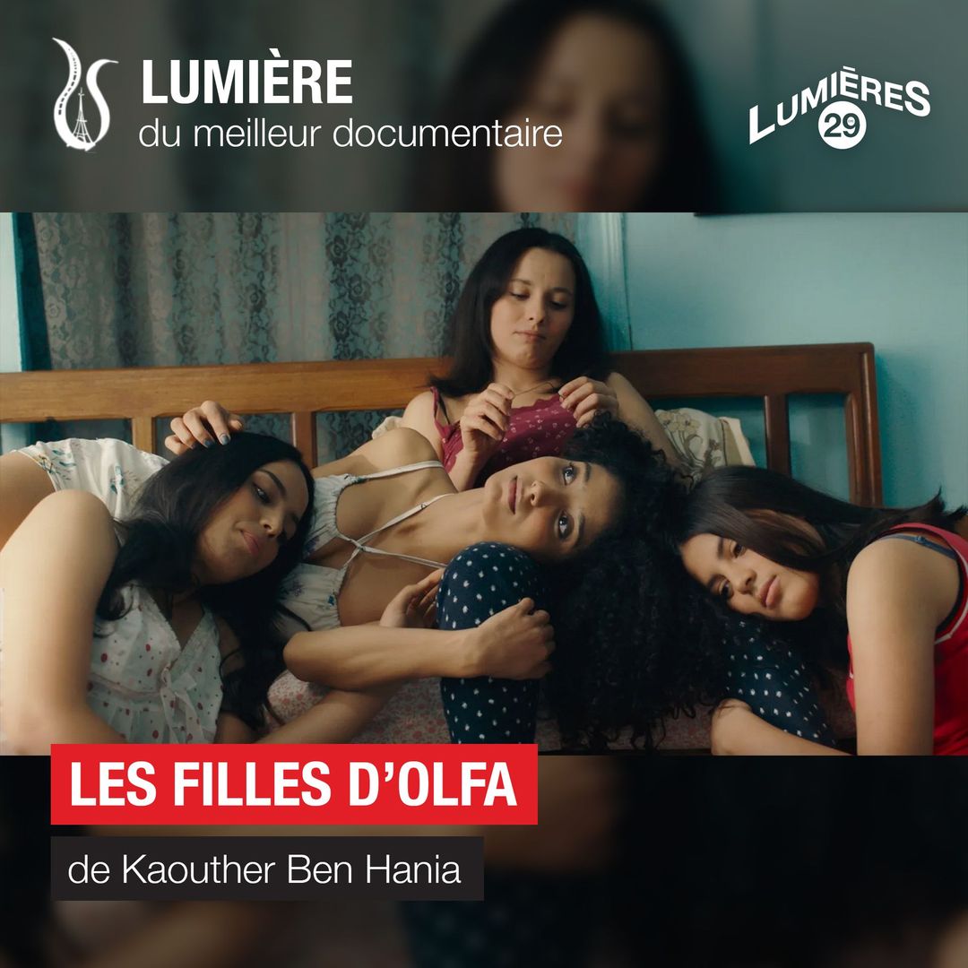 📷 Lumière 2024 du Meilleur Documentaire 📷
"Les Filles d'Olfa" de Kaouther Ben Hania !
#Lumières2024