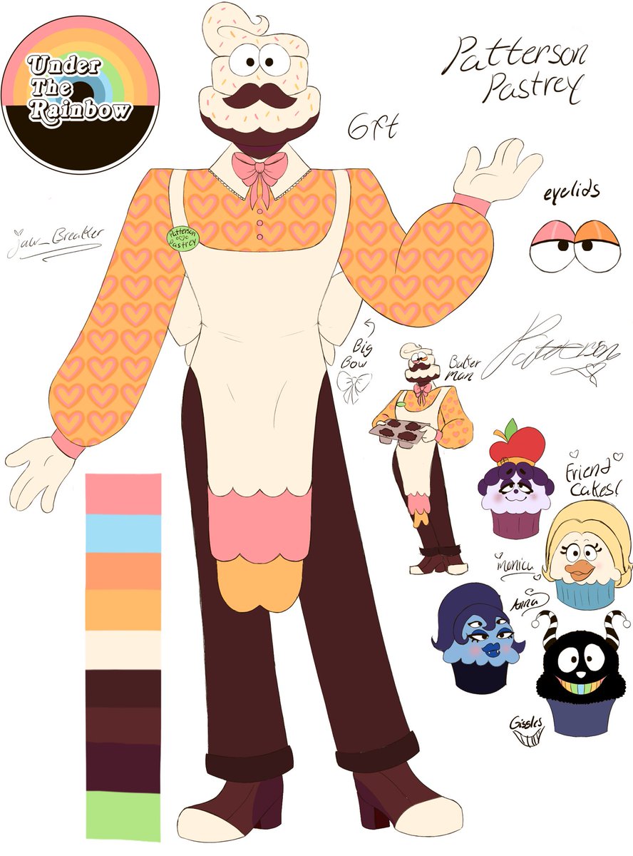 jaw_Breaker69's tweet photo. Revealing the Characters of #UndertheRainbow newest Redesigns
I hope you love them as much as i do https://t.co/NaMYr8KPRm