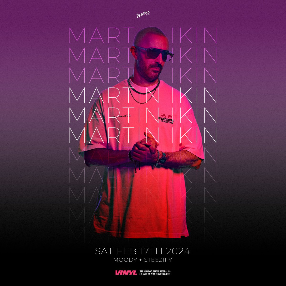 DJing & producing since 1991, tech house titan @Martin_Ikin is a staple of the global scene We are stoked to host Martin Ikin on his return to Denver Saturday, February 17 at Club Vinyl Tickets - bit.ly/CLUBVINYL-MART…