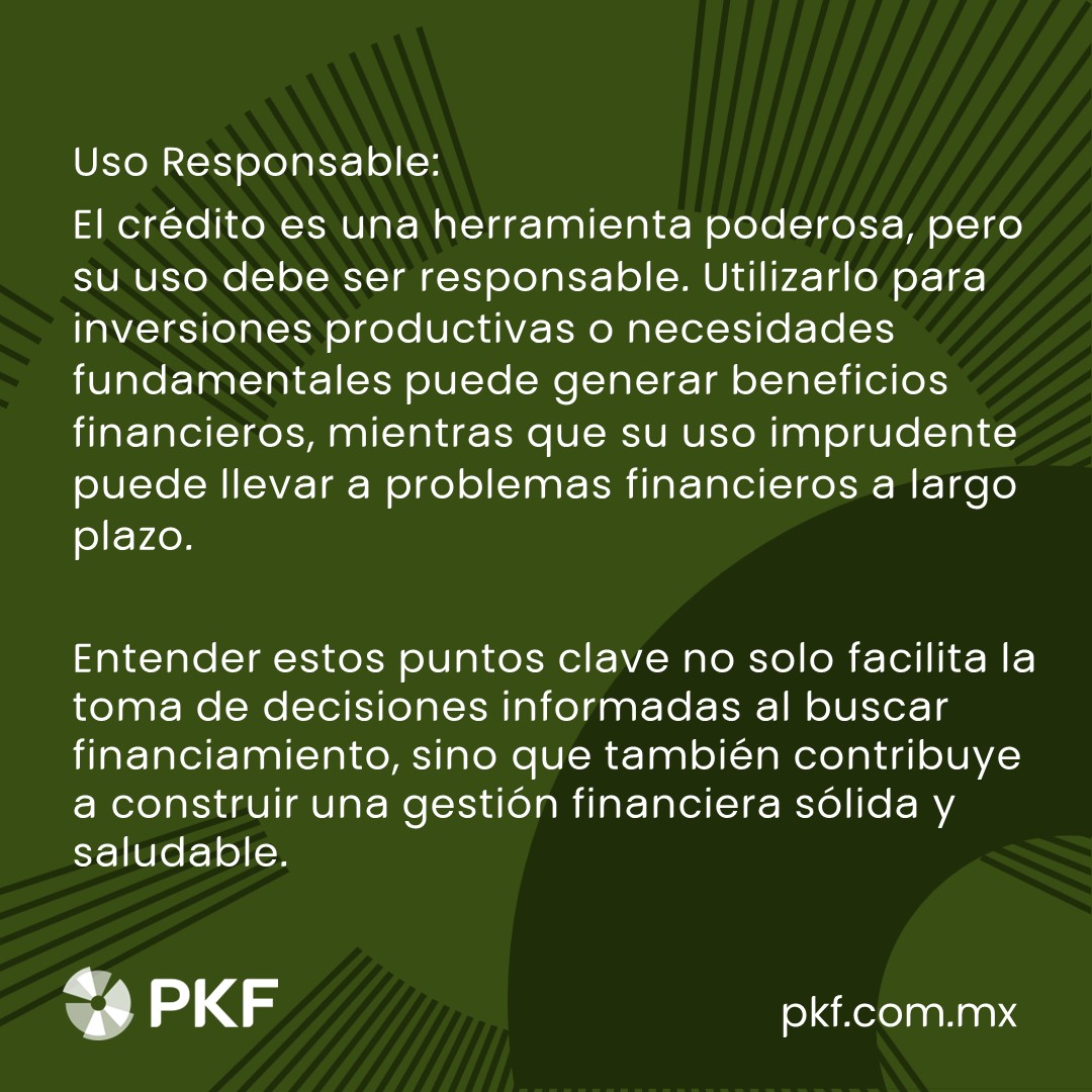 En términos simples, el crédito es un acuerdo financiero mediante el cual una entidad, proporciona fondos a un individuo o empresa con la expectativa de que se devolverán en el futuro.

#inversión
#libertadfinanciera
#economíapersonal
#contabilidadfinanciera
#somosPKF 
#PKFMéxico