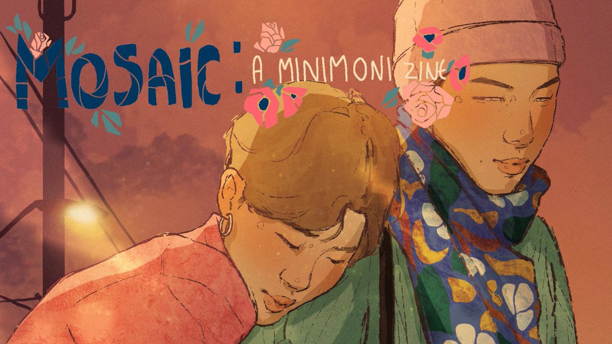 Here's a small sneak peek of my contribution that can be found in the sweet <a href="/minimonizine/">Mosaic: a MiniMoni Zine 🌸🌿 CLOSED</a>
 🤍

It's a beautiful collaborative project of talented artists, if you want a copy here is the link  :
minimonizine.bigcartel.com
(Pre-Orders January 20th - February 17th)