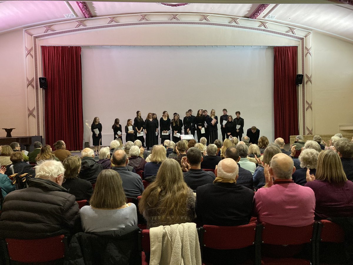 This was such a great evening @SouthendCityC concert series. @ChoirKCL directed by @josephgfort . Packed house and a delighted audience.