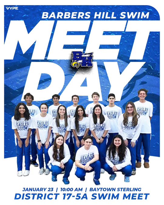BarbersHillSwim's tweet photo. Tomorrow is a big day in the water for our swimmers. District Meet 1/23/24 at 10:00AM, Sterling HS. 🏊🏻‍♀️🏊🏼‍♂️🏊🏻‍♀️🏊🏼‍♂️
More work to do in the water. Let’s do this!!!!! @BH_Athletics 
#justkeepswimming https://t.co/6P1NiG5C0j