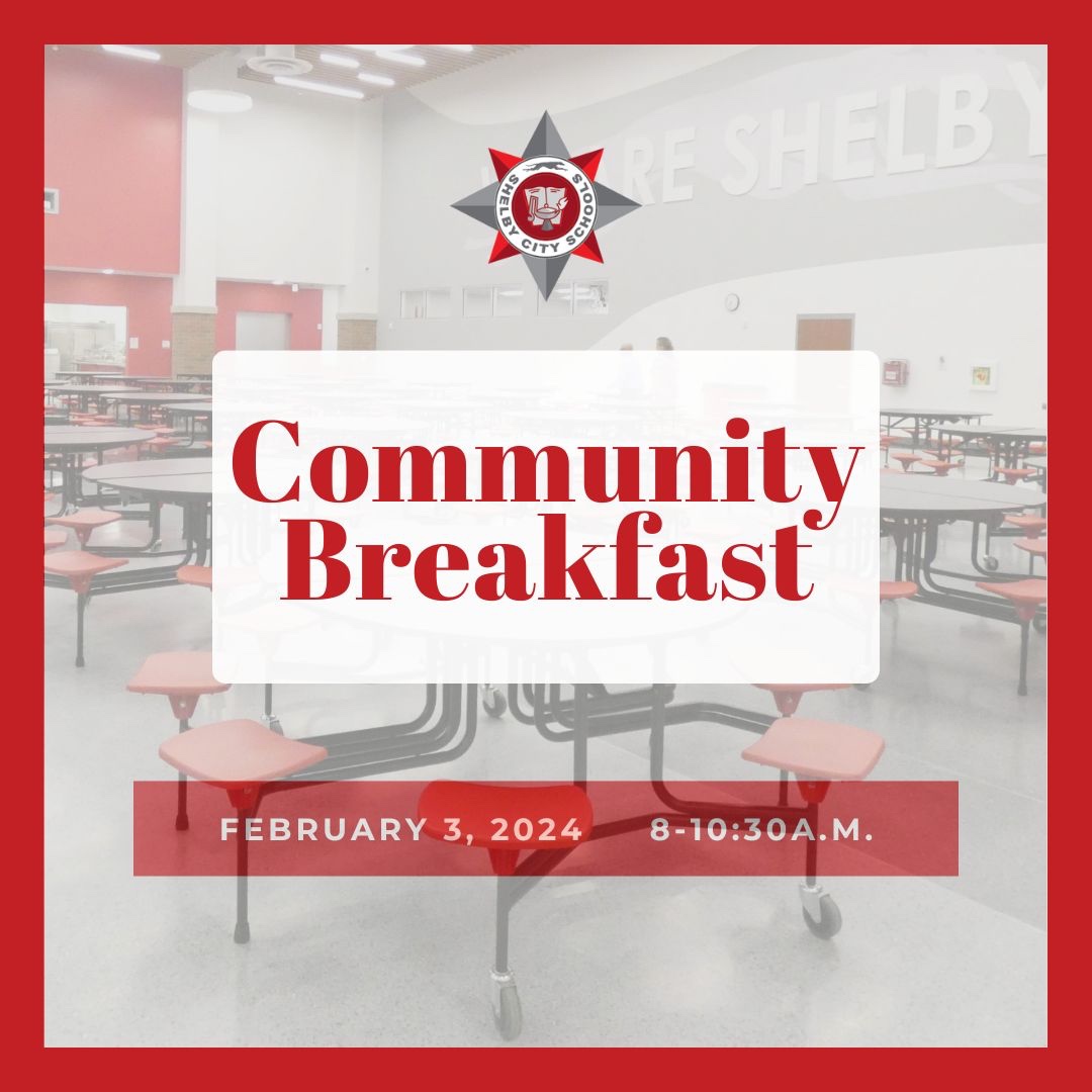 shelbywhippets's tweet photo. Save the date to join us for the Shelby Rotary Pancake Breakfast on Feb. 3, 8-10:30 am in the PK-8 cafeteria. This is for all Shelby residents! Come hungry and we hope to see you there! #WhippetPride #WhippetStrong 🥞🥓 https://t.co/wY4xrJ2heu