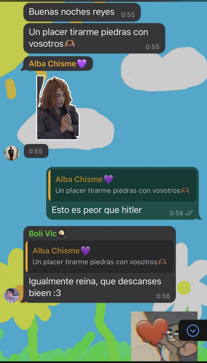 Pov: estáis viendo ot y cada uno piensa distinto