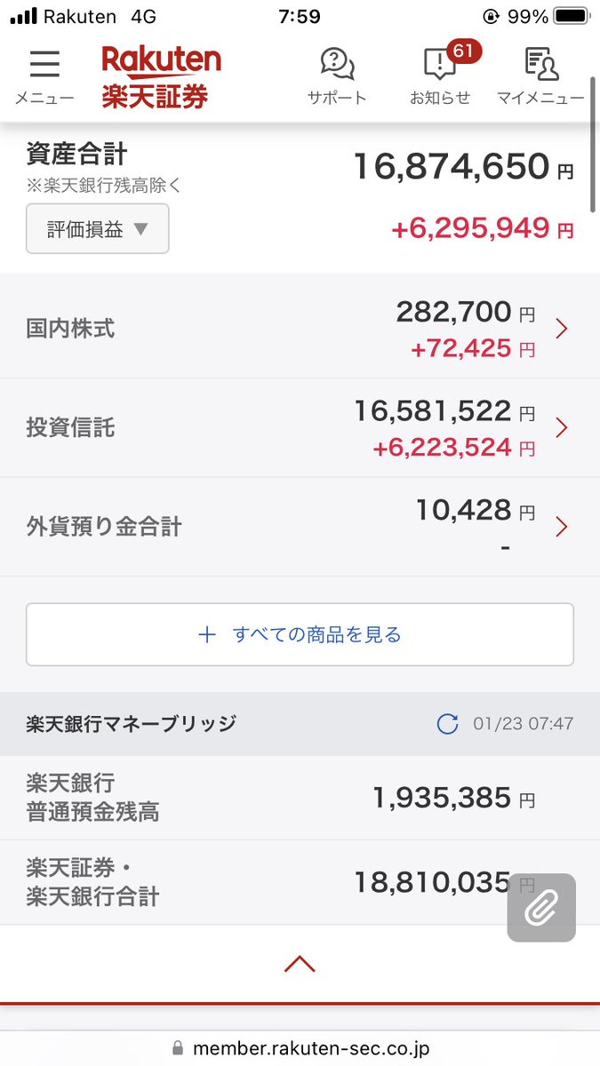 9eJgo's tweet image. 最高値更新🆙
資産爆増が止まりません〜

年初に新ニーサ一括しとけば良かったかな？