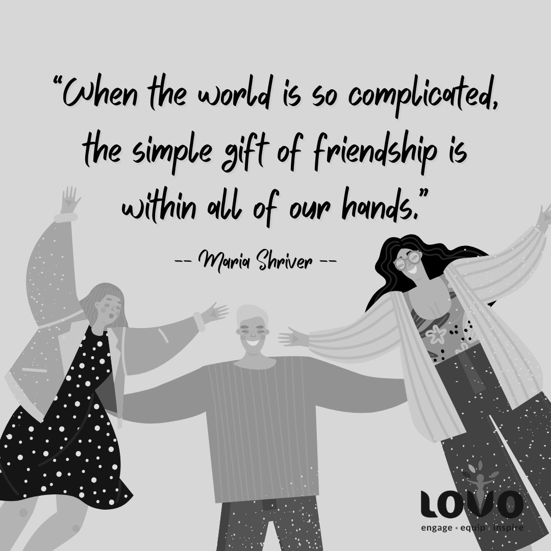 “When the world is so complicated, the simple gift of friendship is within all of our hands.” by Maria Shriver. 🤍

#lovocic #LOVO #lovoinspirationalquotes #inspirationalquotes #friendship #friendshipquotes #london