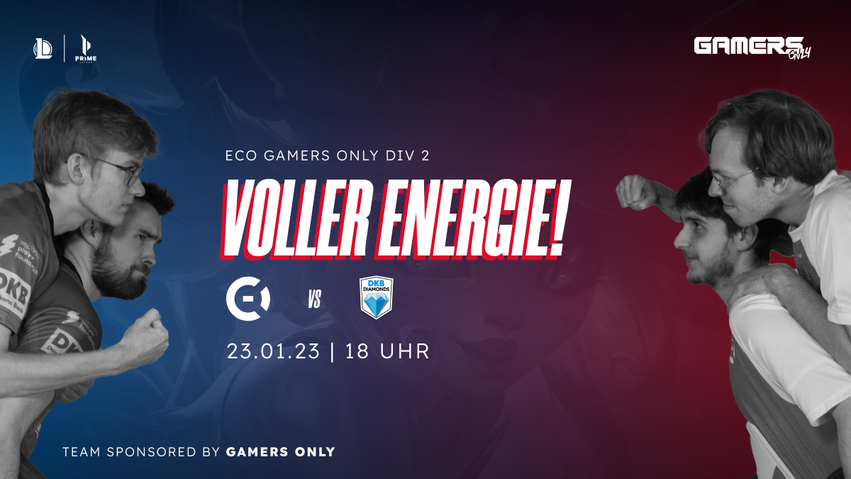 🌲ECO #LeagueOfLegends 🌲

Der dritte Spieltag der 2. Liga der <a href="/PrimeLeague/">Die Techniker Prime League</a> steht an 🤩

ECO <a href="/gamersonly_gg/">GAMERS ONLY</a> 🆚@DKBDiamonds
⏰ 18:00
📺 Twitch/esportscologne

Wir finden dann mal heraus wie echt diese Diamanten wirklich sind 😉

#ECOWIN