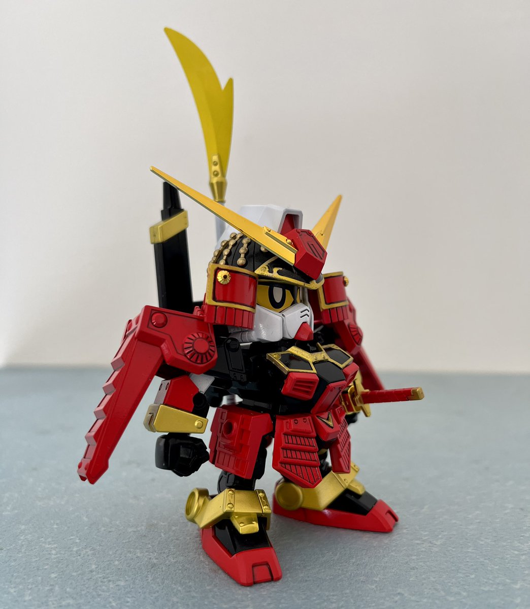 maxmis9's tweet image. 武者頑馱無入墨完成
#BB戰士  #SDCS #鋼彈 #高達