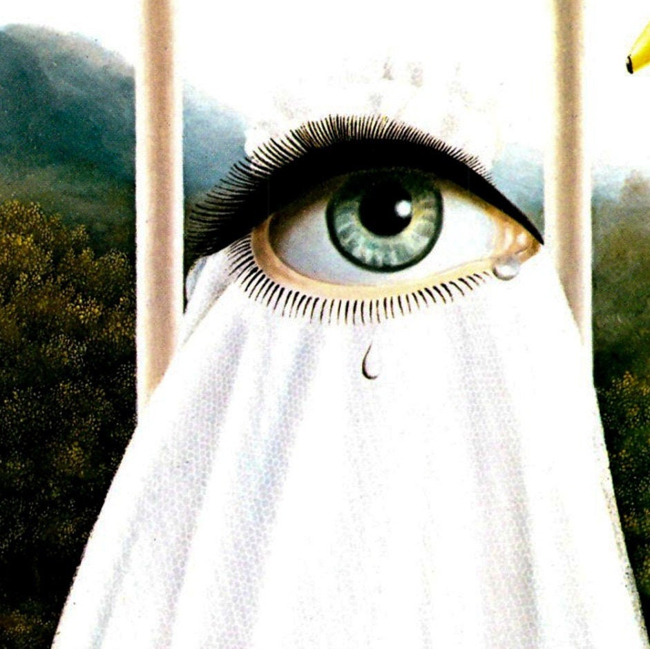 HudsonPulp's tweet image. Gervasio Gallardo Vintage art book page "The Wedding" featuring the Giant eye and the Duck-headed Groom etsy.com/listing/125534…
 #DecorativeArts #ReadyToFrame