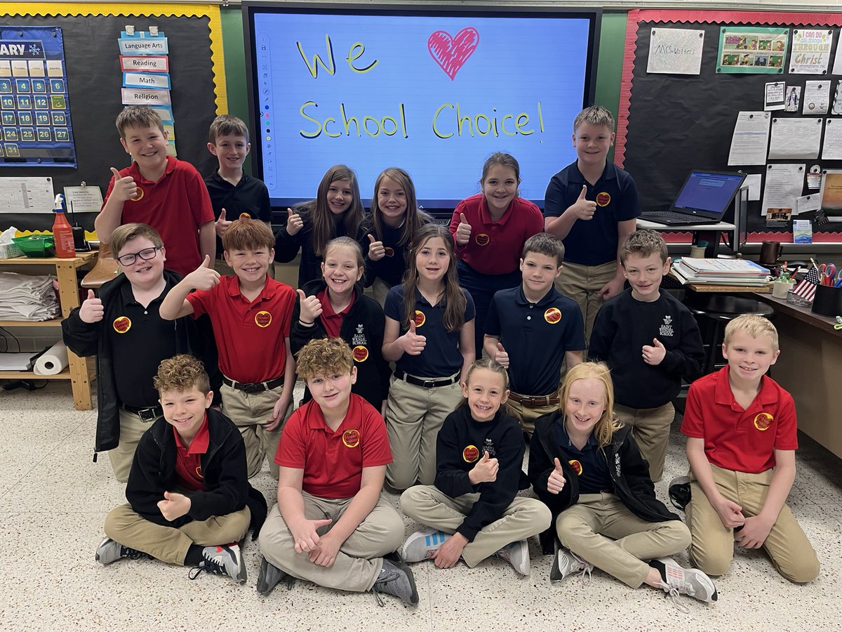 StWendelSchool's tweet photo. Celebrating National School Choice Week! #NationalSchoolChoiceWeek https://t.co/hdJxOniYiu
