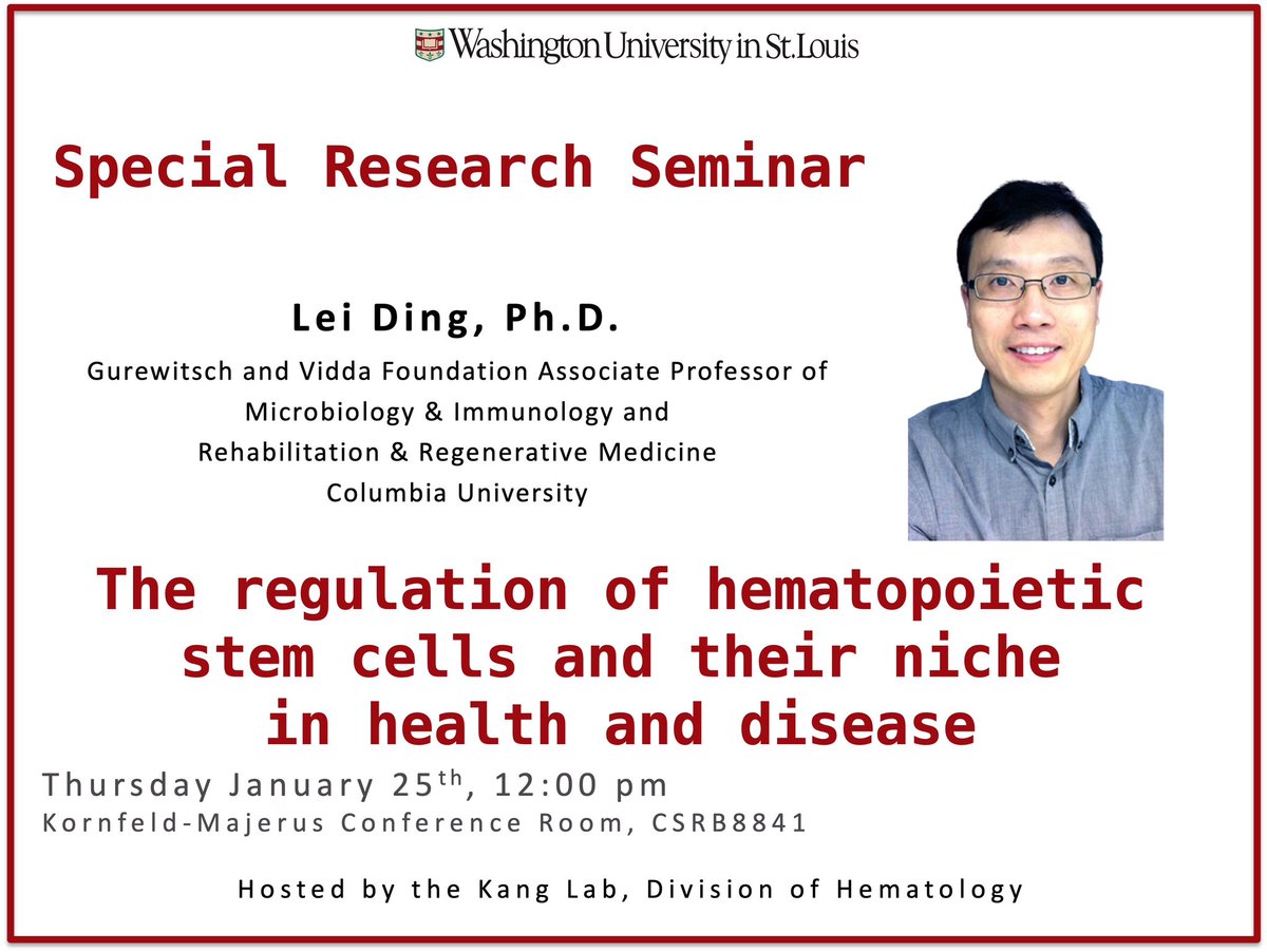 Don’t miss this great seminar this Thur 25th at noon CSRB 8841
👇🏻👇🏻👇🏻