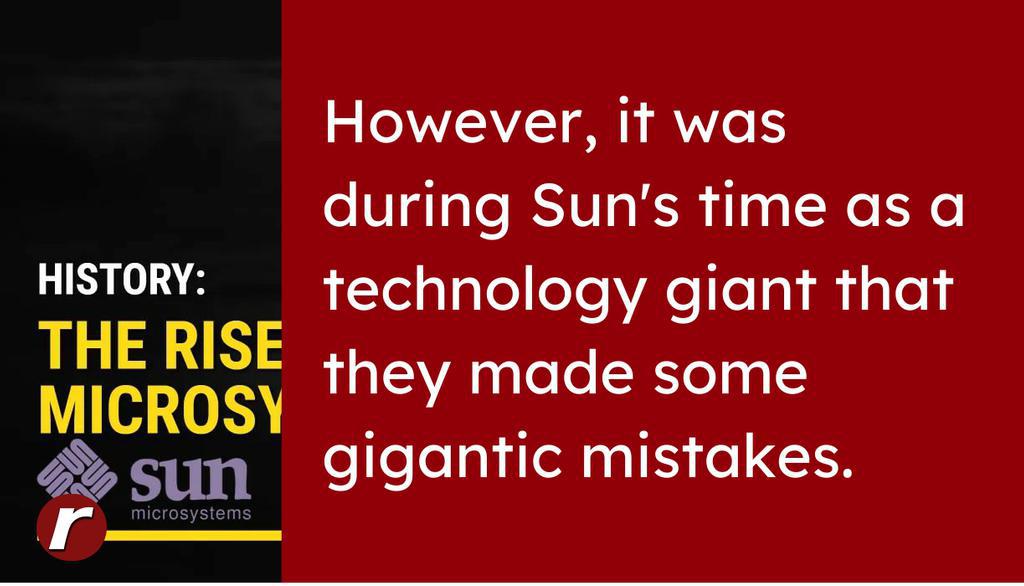 ruhanirabin's tweet image. Another major mistake that Sun made was their refusal to invest in new technology trends, such as mobile and cloud computing.

Read the full article: The Rise and Fall of Sun Microsystems
▸ lttr.ai/ANaAc

#RevolutionaryTechnology #Technologies