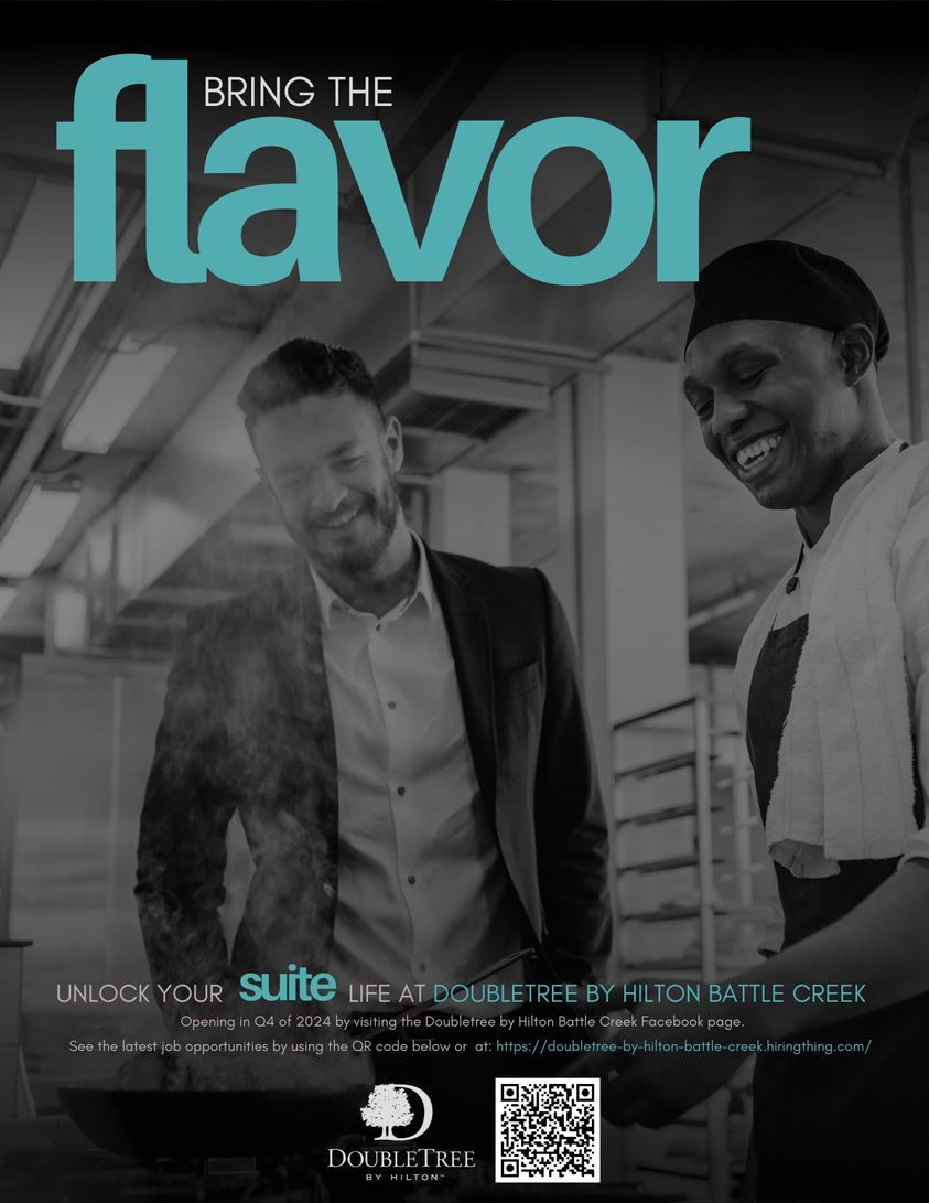 An incredible opportunity to join the new Doubletree by Hilton Battle Creek team! We can't wait to share this amazing space with the community on opening day - the time is winding down! 

…y-hilton-battle-creek.hiringthing.com/job/746494/foo…