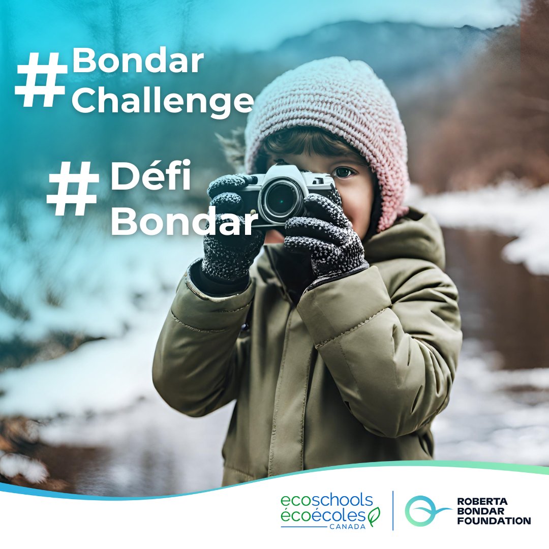 Explore your photography skills and the wonders of nature through the #BondarChallenge! 📸✨ Showcase your talents and submit your photos to the #BondarChallenge competition at 🔗ecoschools.ca/bondarchalleng… @TheRobertaBondarFoundation