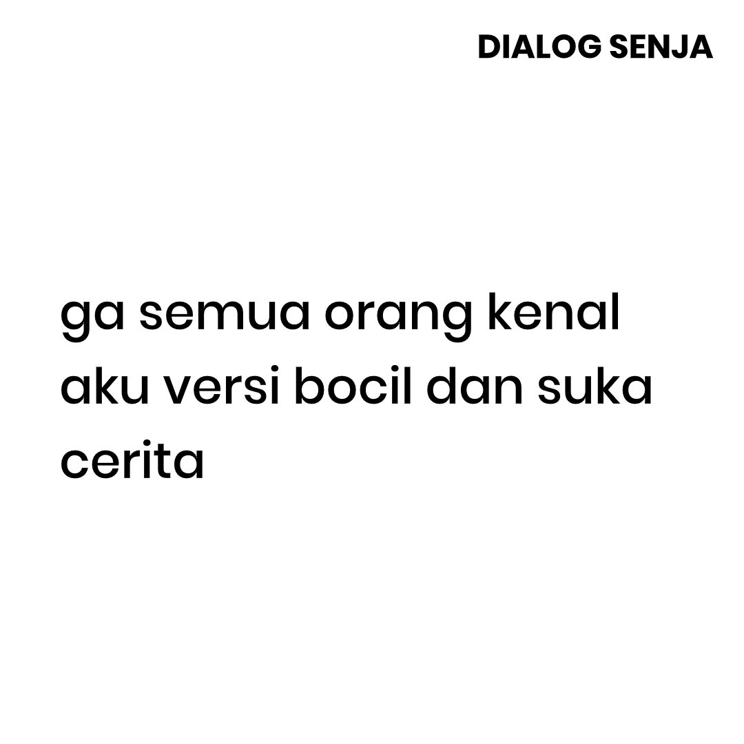Dialog Senja tweet media