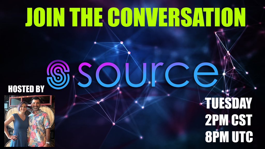 SourceProtocol_'s tweet photo. Attention $SOURCE Force and #Cosmos $ATOM/ #CRYPTO community. The Source team will be doing a live AMA space tomorrow 2pm CST. Set a reminder and join our upcoming Space!  @CryptoTank_

https://t.co/knZl04BJuq…

#Bitcoin    #blockchain #Ethereum #solana #XRP https://t.co/yevqRWsPMp