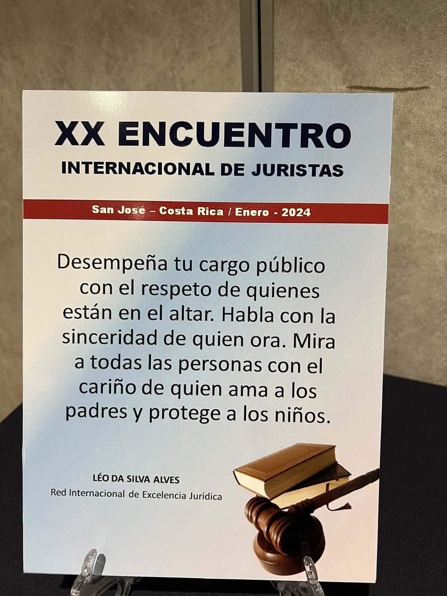 W_Serrano_Baby's tweet photo. XX Encuentro Internacional de Juristas. https://t.co/1WRSORV2oU