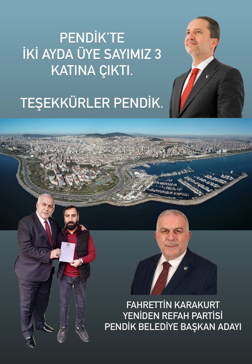 refahpendik's tweet photo. Yeniden Refah Partisi Pendik Belediye Başkan Adayımız  
Sn. Fahrettin Karakurt https://t.co/jMhEptsK4R