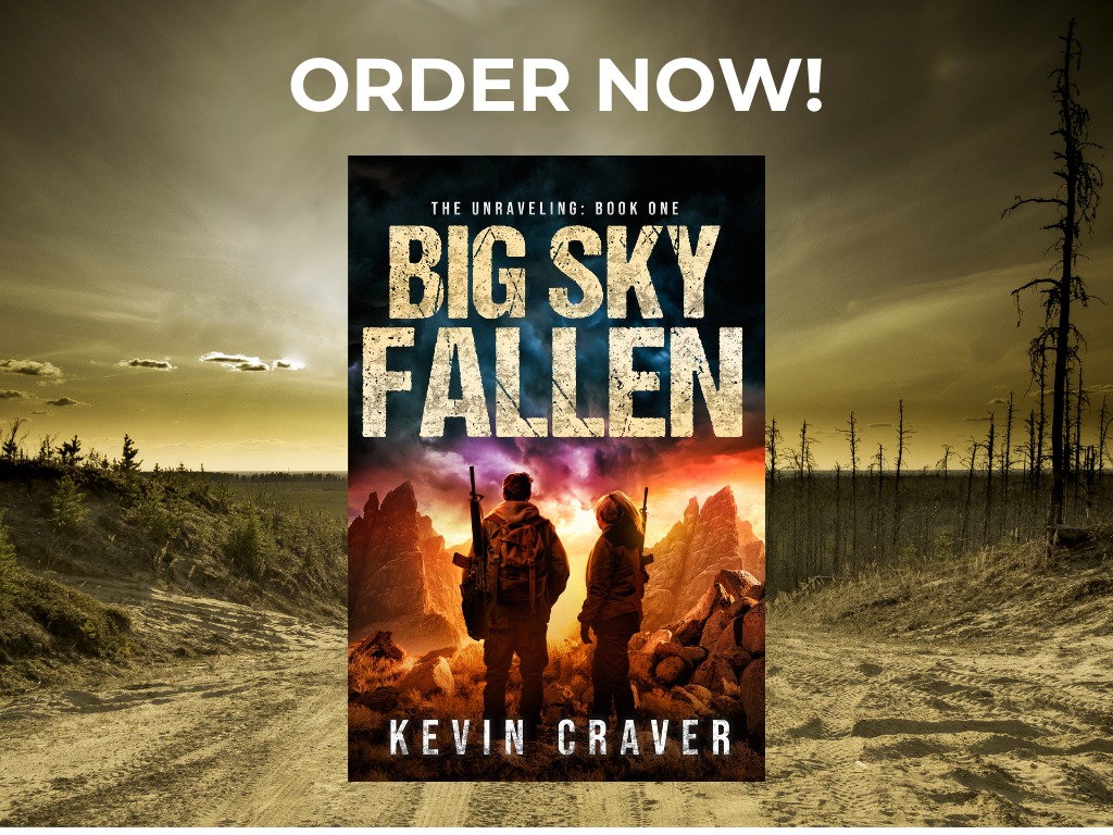 It's here! My debut post-apocalyptic novel, BIG SKY FALLEN, is available for purchase on Amazon, Barnes &amp; Noble and other retailers! Order it today for Kindle at amazon.com/dp/B0CNNZLNJM, or read it for free on KU!