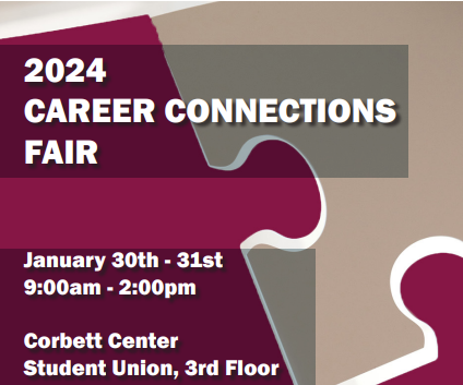 The countdown for NMSU's 19th Annual Career Connections Fair has started! ⏲️ We are officially eight days away from the Spring's biggest career fair. Join us this Jan. 30-31st, from 9 a.m. to 2 p.m. on the third floor of Corbett Center. 🤩

#NMSU #CareerFair #CareerConnections