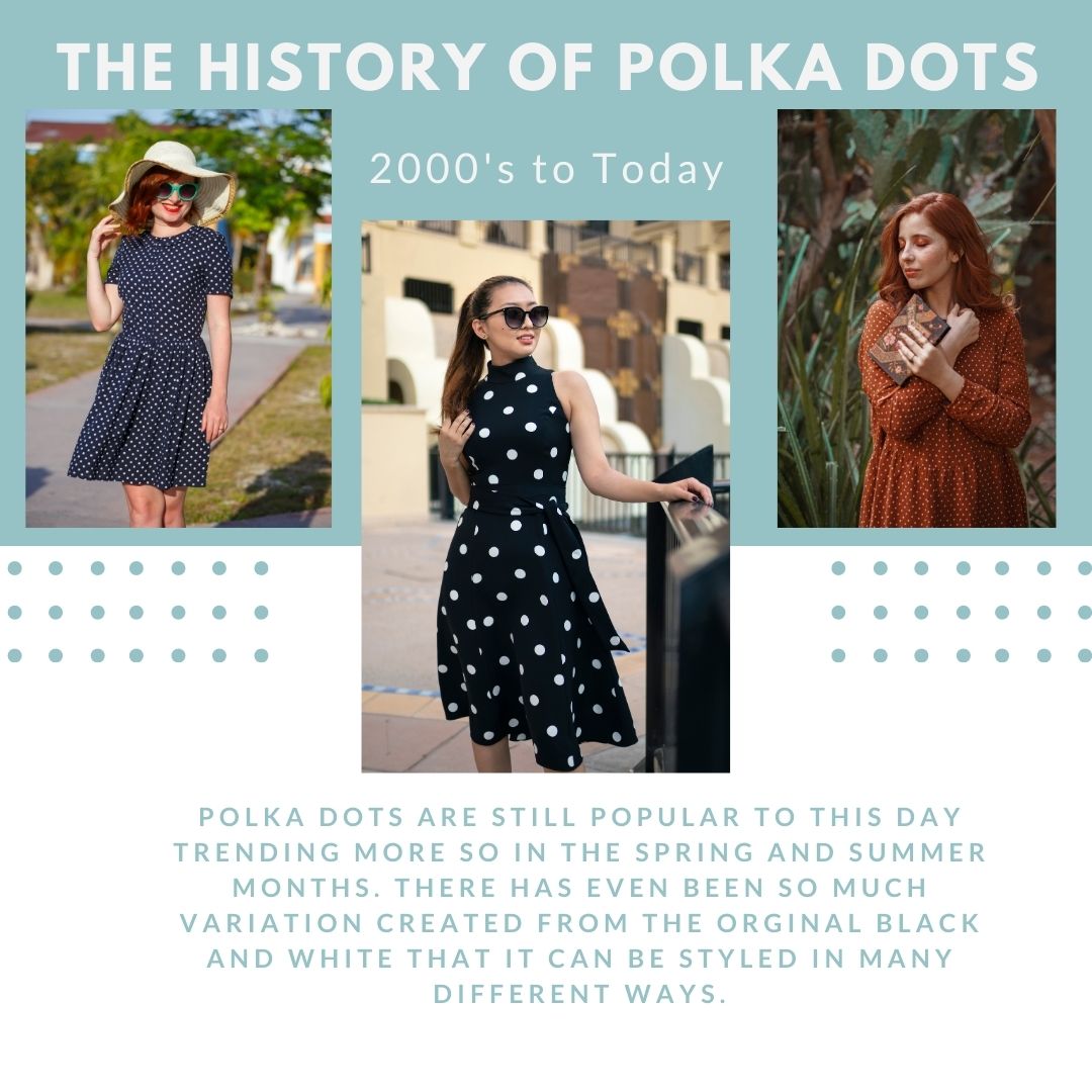 UNCG_CARS's tweet photo. Polka Dots have quite a spotted history!

Polka dots have been around since the 1700’s and continue to prove their impact in fashion and art to this day.

#uncg #uncgcars #uncgbryan #fashion #polkadots #polka https://t.co/vHz2b7A0Jv