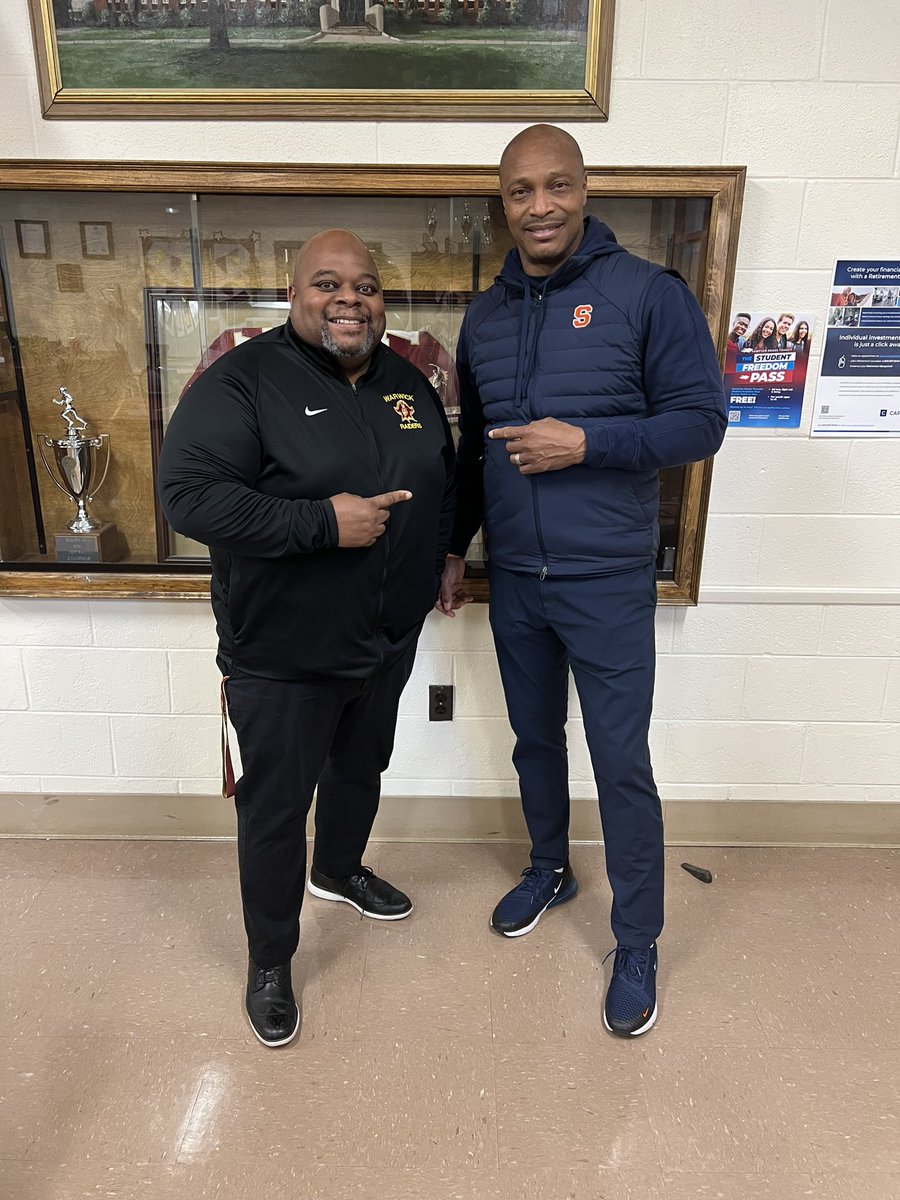 Thanks for stopping by today! @WRCoachmj @CuseFootball Always good to see a former Zip!
