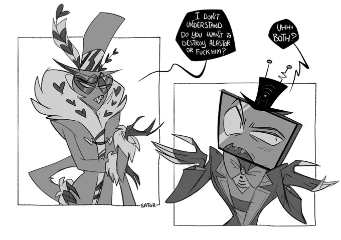 👁️👁️

#HazbinHotel #RadioStatic 