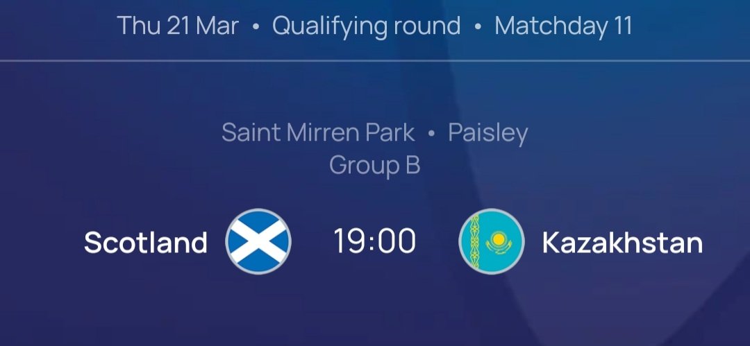 UEFA has confirmed that the next home match for Scotland U21 in their Euro 2025 qualification campaign will take place at St Mirren Park, Paisley.  The game is scheduled for Thursday 21st March with a 7p.m. kick-off. #SCO21s