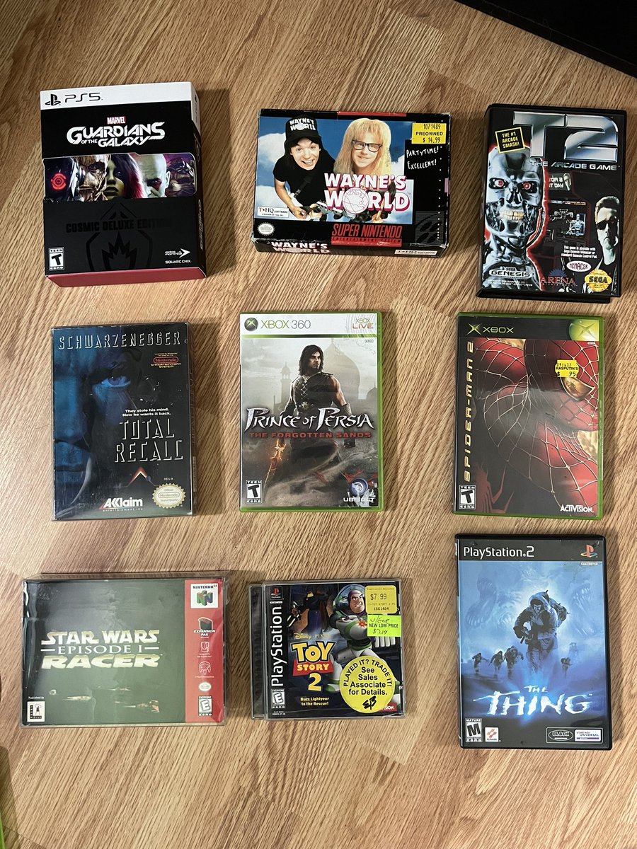 LegionGamingPod's tweet photo. We’ve invited our best pals, Mike and Randy, record an episode about games based on movies. There’s some great ones and A LOT of bad ones! 

Leave us a comment with your favorites (and go ahead with your most hated/awful ones) we’ll share them when we record! https://t.co/G8FGOUHogm