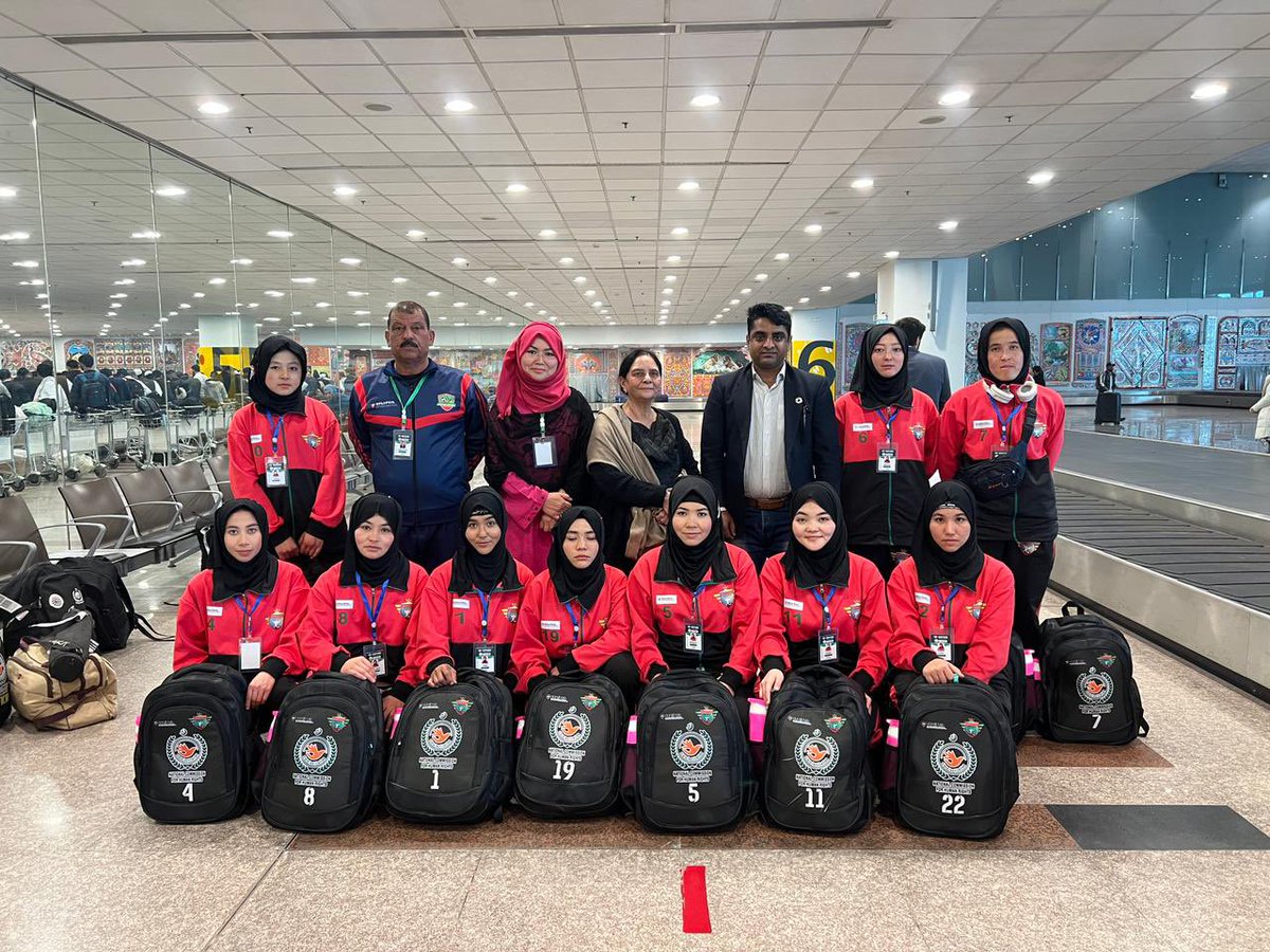 Our team is departing from #Quetta to #islamabad to participate in Futsal tournament with <a href="/karachiunitedfc/">Karachi United</a> @ChitralwomensSC 
Big thanks to <a href="/nchrofficial/">National Commission for Human Rights</a>