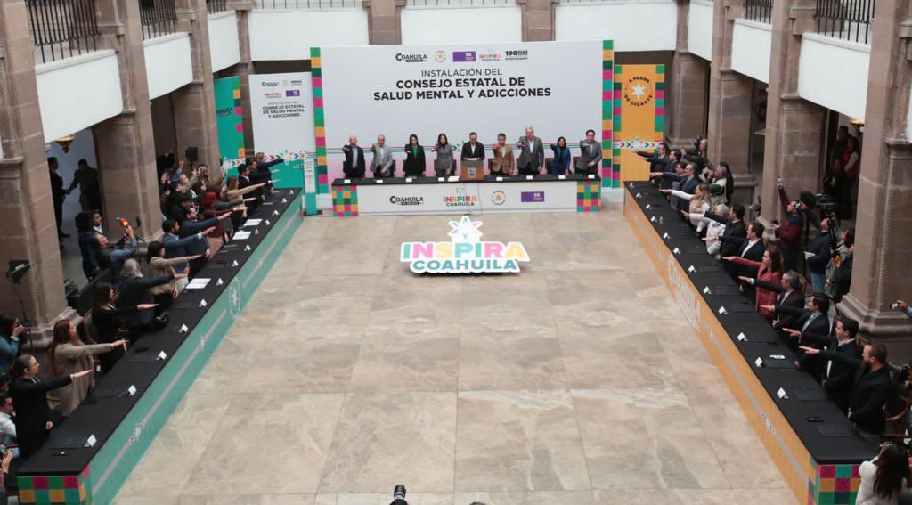 Desde campaña hicimos el compromiso de hacer un gran proyecto transversal para atender la salud mental (depresión y ansiedad) y las adicciones en nuestra comunidad. Por ello, hoy es un gran día ya que instalamos el Consejo Estatal de Salud Mental y Adicciones, (1/3)