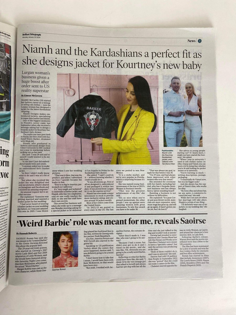 I wish I could show younger Niamh this article 🥹♥️

A heartfelt thanks to @belfasttelegraph for this feature!