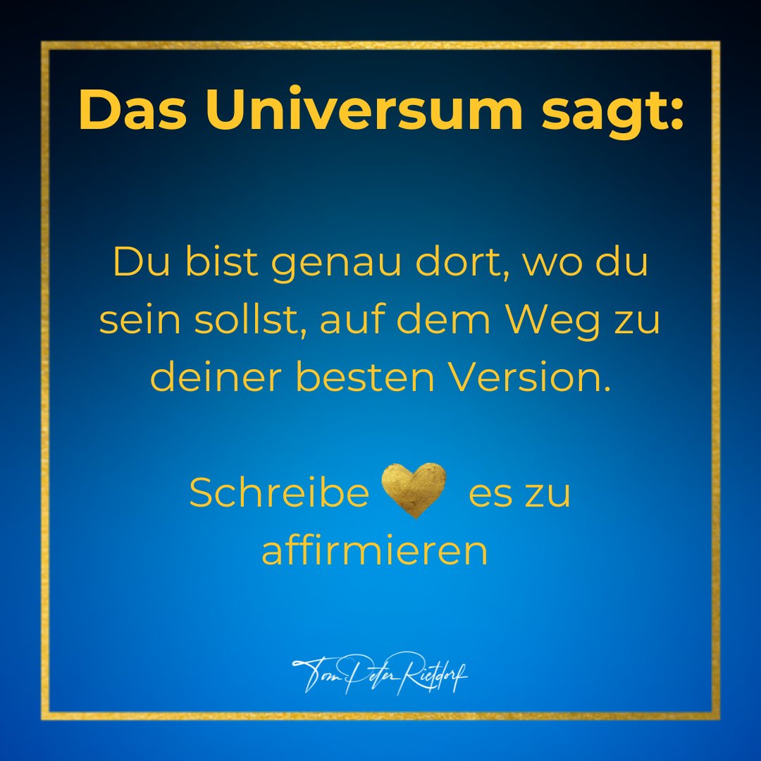 RietdorfTom's tweet image. 🌌✨Deine Reise ist ein Kunstwerk, und du bist der Künstler, der es gestaltet. Du bist auf dem Weg zu einer strahlenden Entfaltung, und das Universum jubelt dir zu. 🌟💖

#VertraueDemProzess #BesteVersion #EinzigartigeReise