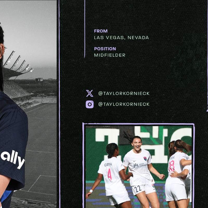 RacingLouFC's tweet photo. She’s a set piece specialist with USWNT experience! 🇺🇸

Get to know @taylorkornieck! 👇