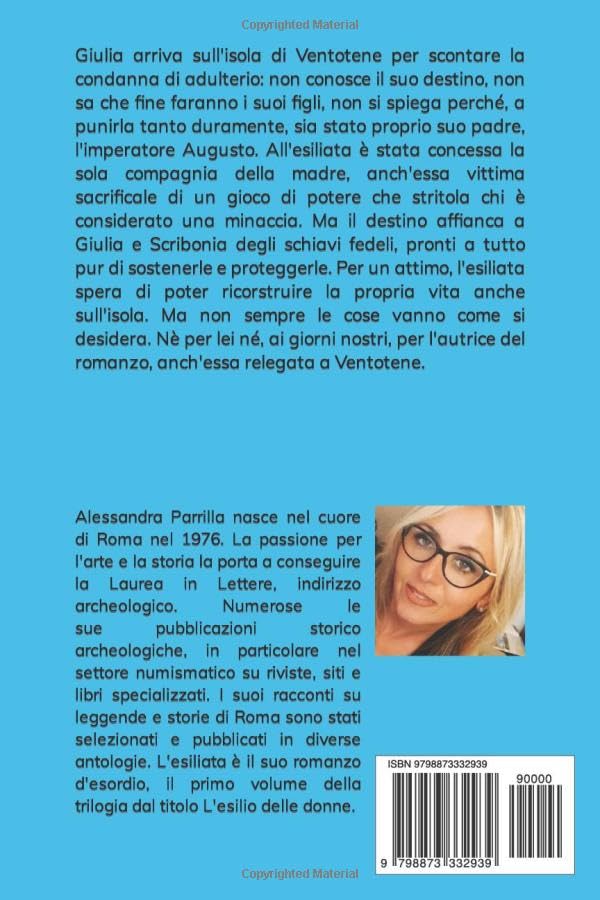 Della serie: come obbedire sempre a papà e farsi comunque esiliare la prima volta che disobbedisci! Ecco la storia di Giulia, figlia di Augusto, nel primo volume di una trilogia che ha come protagonista le tre donne della famiglia più potente di Roma.
amazon.it/dp/B0CSPS28NN?…