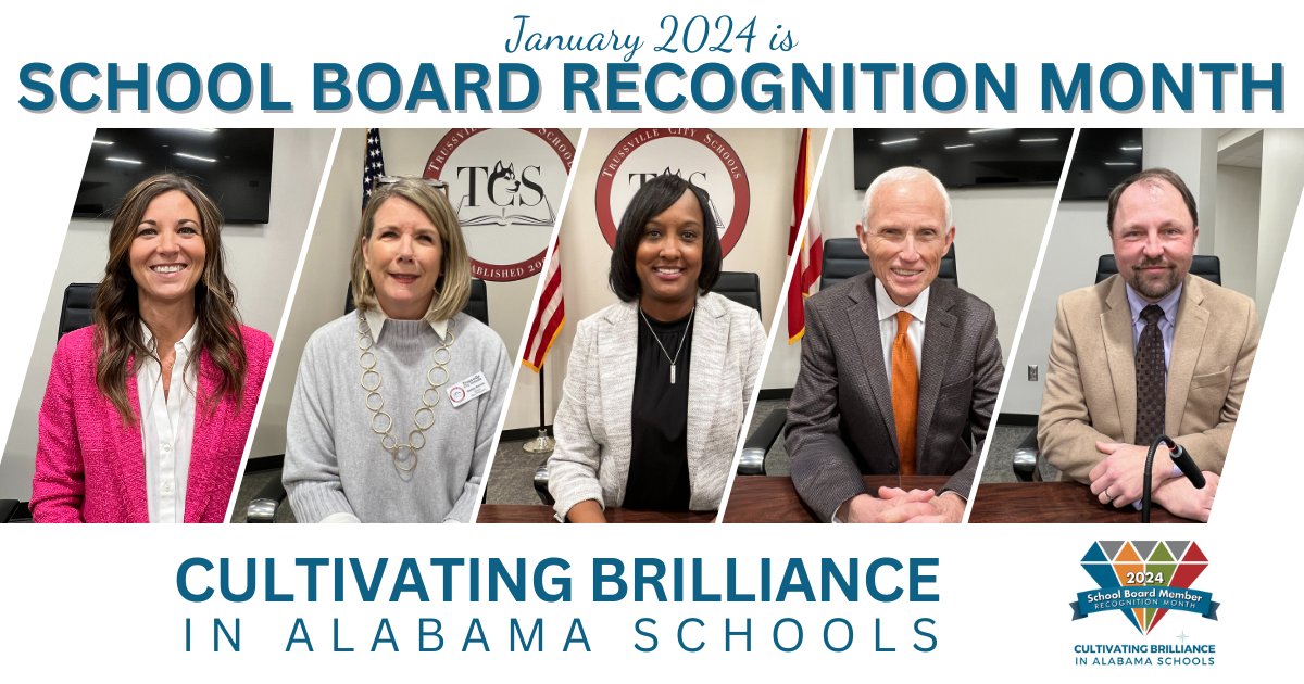 Our school board members are dedicated to cultivating brilliance in our students. Thank you for your commitment to education!  #TCSHuskies #SchoolBoardMonth