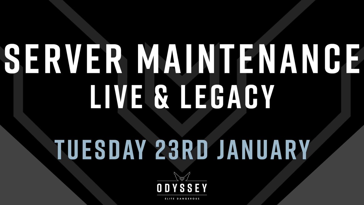 EliteDangerous's tweet photo. Elite Dangerous servers for both Live and Legacy will be offline for maintenance tomorrow from 9AM GMT. Downtime is expected to last approximately 3 hours. 

https://t.co/gZ200XJBPi https://t.co/p0shoVtv90