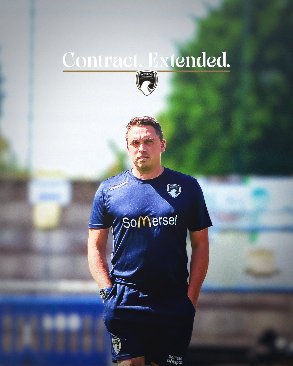 ✍️ Weston-super-Mare AFC are delighted to announce that First Team Manager Scott Bartlett has signed a long-term contract extension. 

Read the full story here ➡️ wsmafc.uk/BartlettContra…

#WsMAFC ⚪️⚫️
